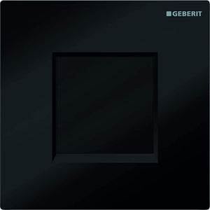 Geberit Sigma30 Urinal Flush Battery Black/Bright Chrome/Black - Flush Bathrooms