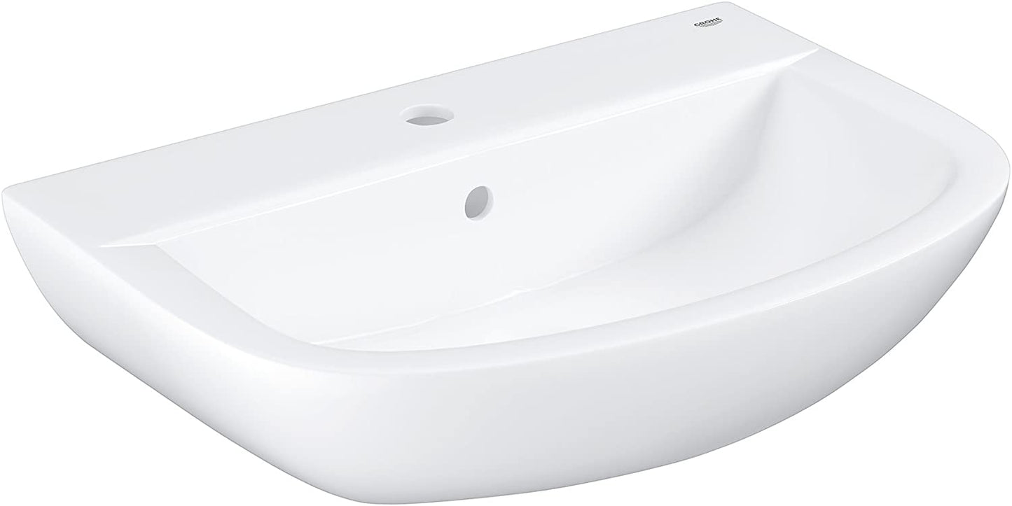 Grohe BAU Ceramic | Bathroom Ceramicí«Ì_Ì_ÌÎ̝ÌÎ̥ Washbasiní«ÌÎ_65í«ÌÎ_cm + Grohe Drain Trap