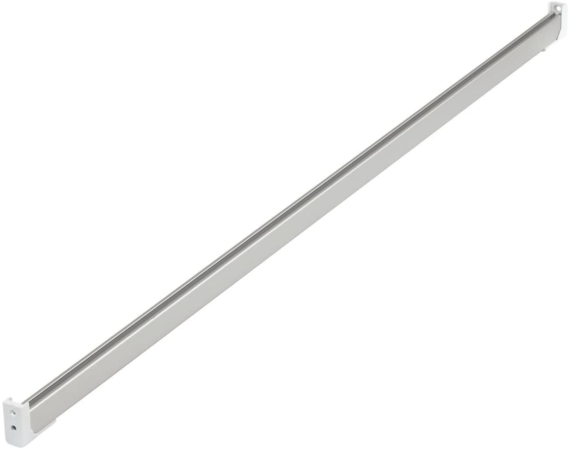 Croydex Straight Straight Shower Curtain Rail Aluminium Silver 915mm