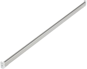 Croydex Straight Straight Shower Curtain Rail Aluminium Silver 915mm