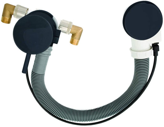 Methven 1 1/2" Bath Fill and Overflow Waste (Matte Black) PUW206BK