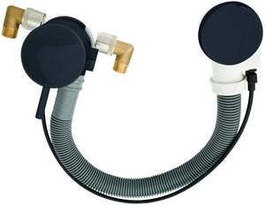 Methven 1 1/2" Bath Fill and Overflow Waste (Matte Black) PUW206BK