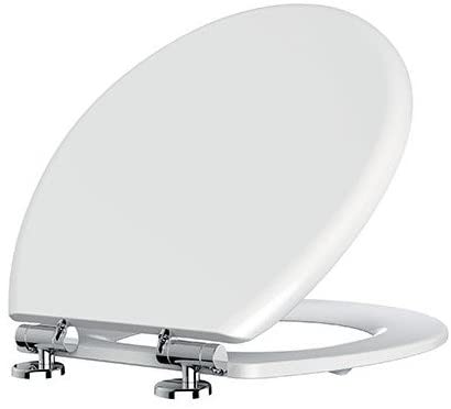SIAMP 95950110" Cap Ferrat Premium Toilet Seat, White
