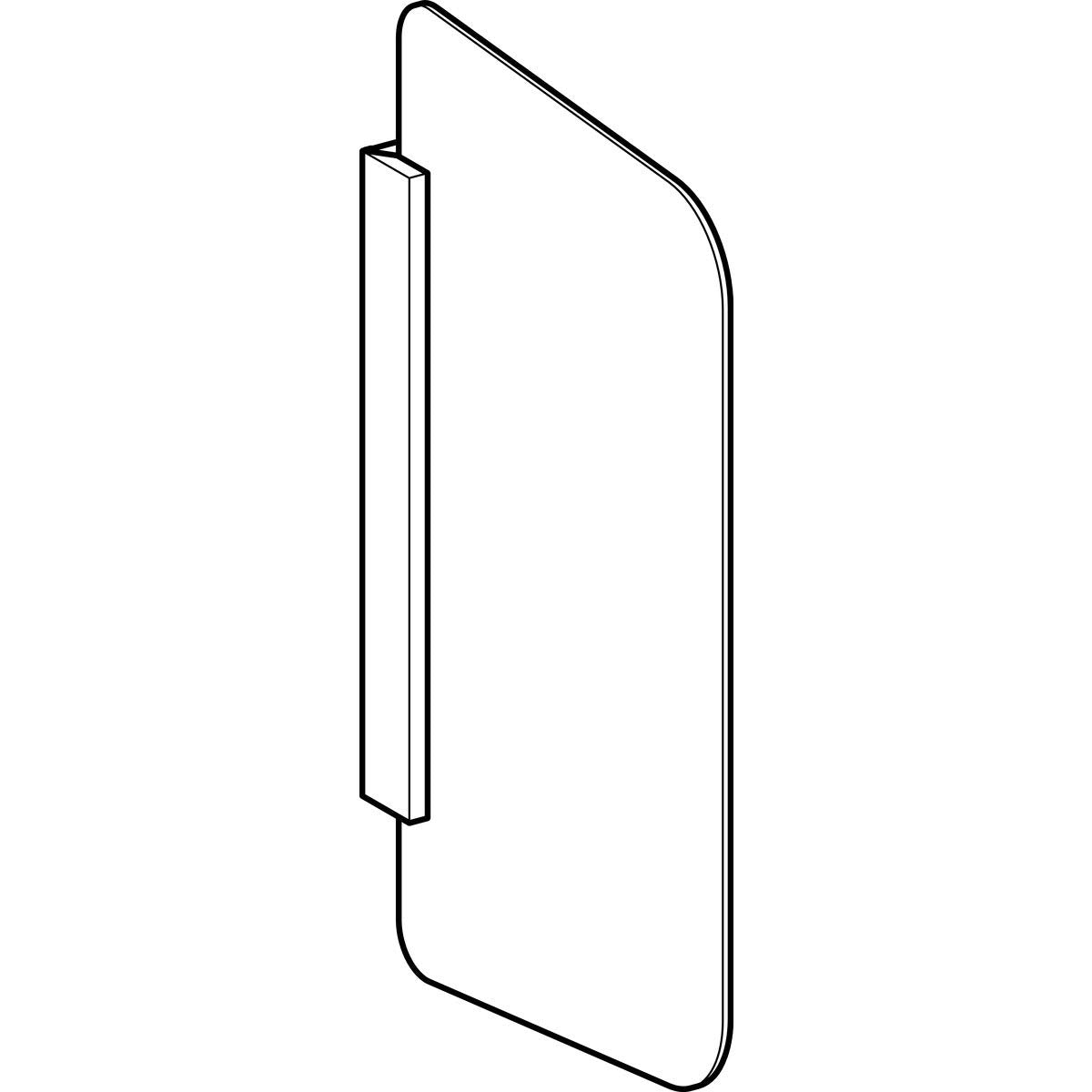 Geberit Urinal Division Glass Umber - Flush Bathrooms