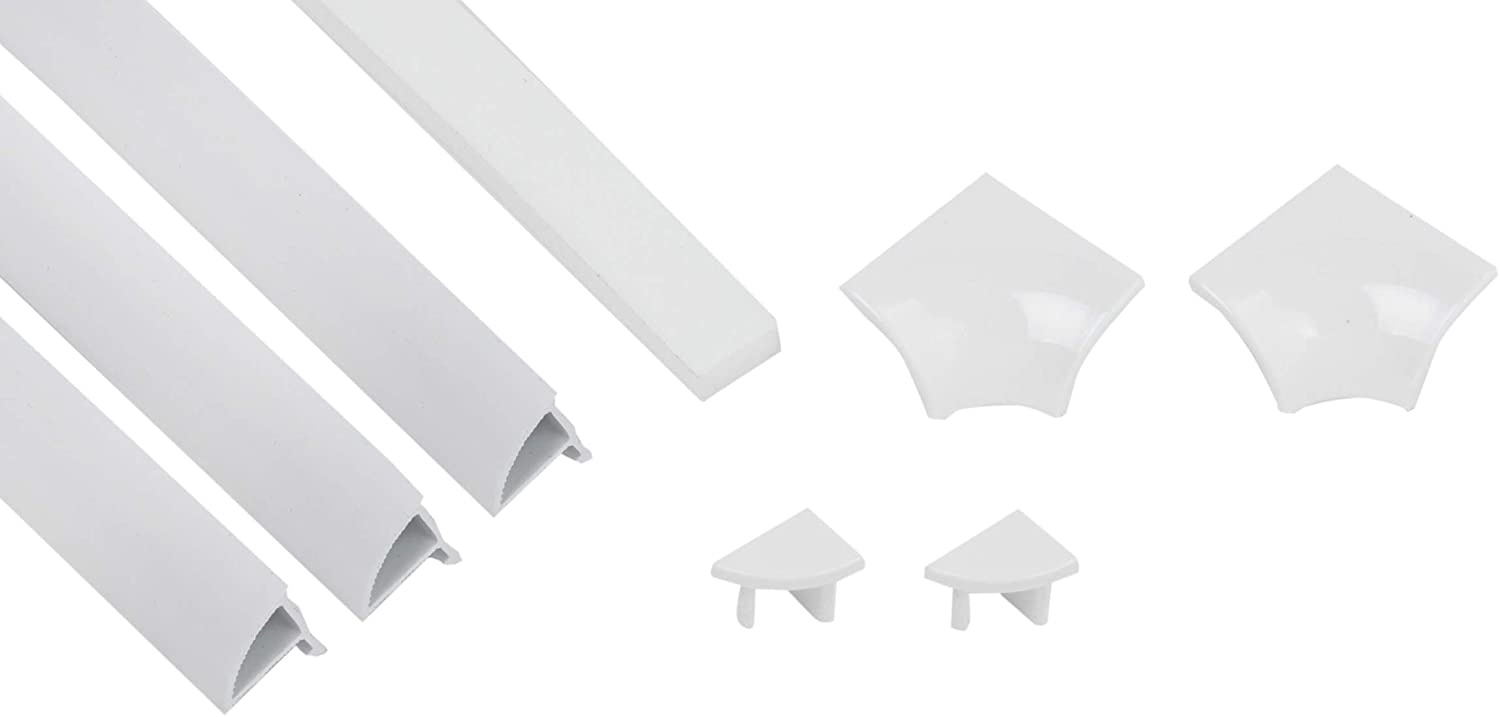 Croydex Universal Seal Trim Kit, Fabric, White, 54.4x23.6x6.4 cm