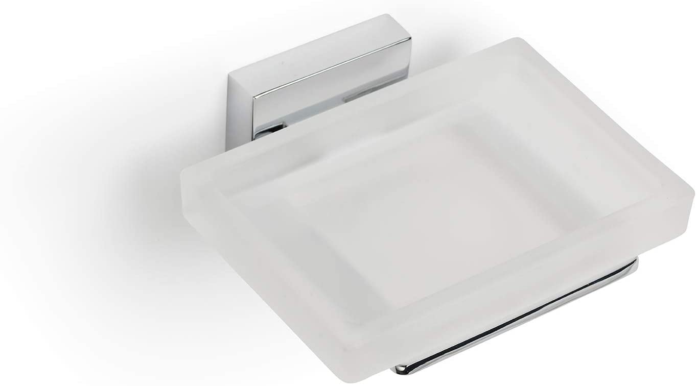 Croydex Flexi-Fix Easy to Fit Cheadle Chrome Plated Square Design