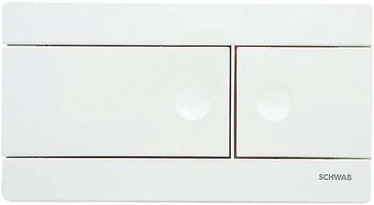 Fluidmaster Schwab Line 360160 Dual-Flush Flushing Plate White