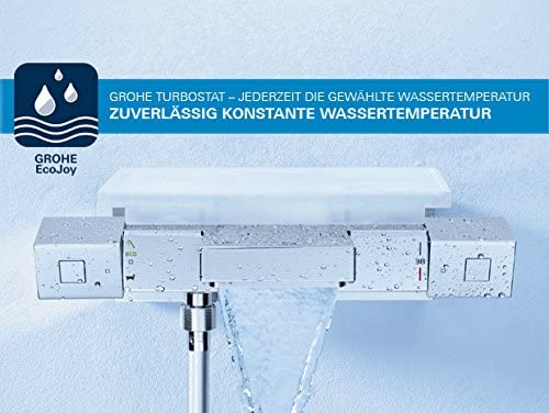Grohe 34464001 Grohtherm 2000 Thermostat Bath Mixer Tap with Repository