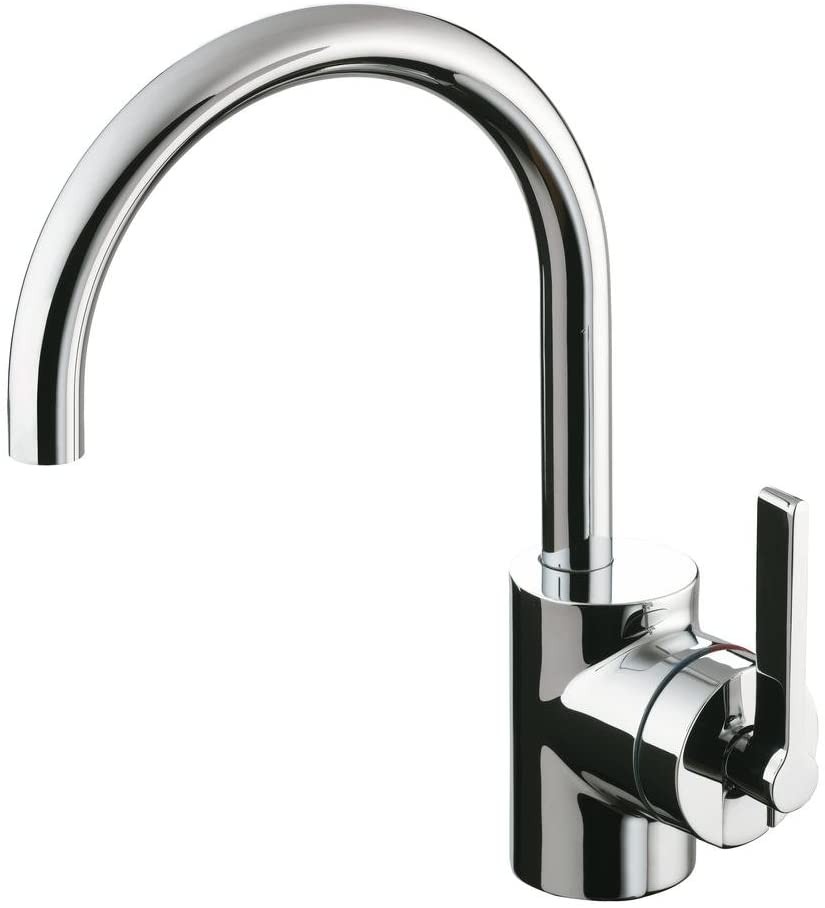 Ideal Standard Silver E0067AA single lever tap with pop-up waste