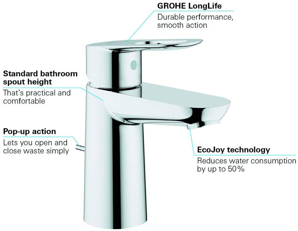 GROHE 2042100 | BauEdge Pillar Tap | XS
