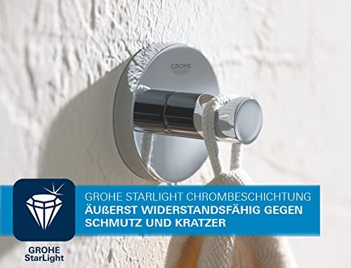 GROHE 40461001 | Bau Cosmopolitan Robe Hook - chrome