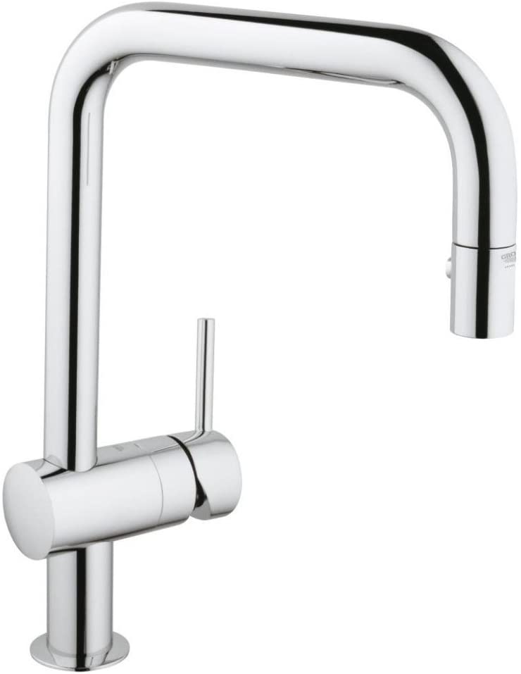 Grohe Minta Kitchen Sink Mixer with Pull Out Spray Chrome 32322000