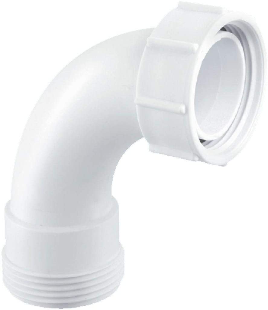 McAlpine 1½" 90° Bend - BSP Male Thread x BSP Coupling T1