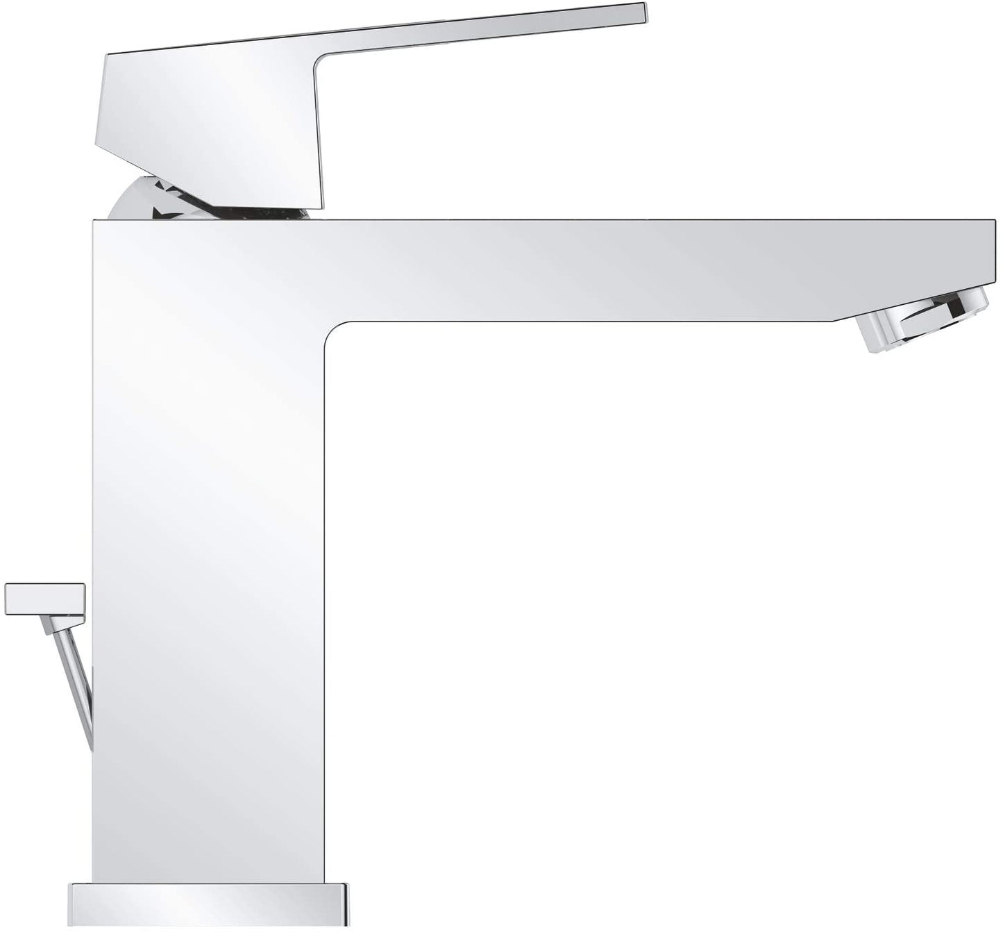 GROHE 23137000 Eurocube Pillar Tap (Smooth Body, Short Spout and Ecojoy)