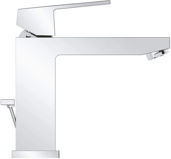 GROHE 23137000 Eurocube Pillar Tap (Smooth Body, Short Spout and Ecojoy)