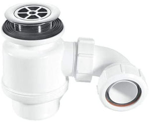 McAlpine 1̴_" 50mm Seal Resealing Shower Trap - 70mm CP Brass STW4-RB