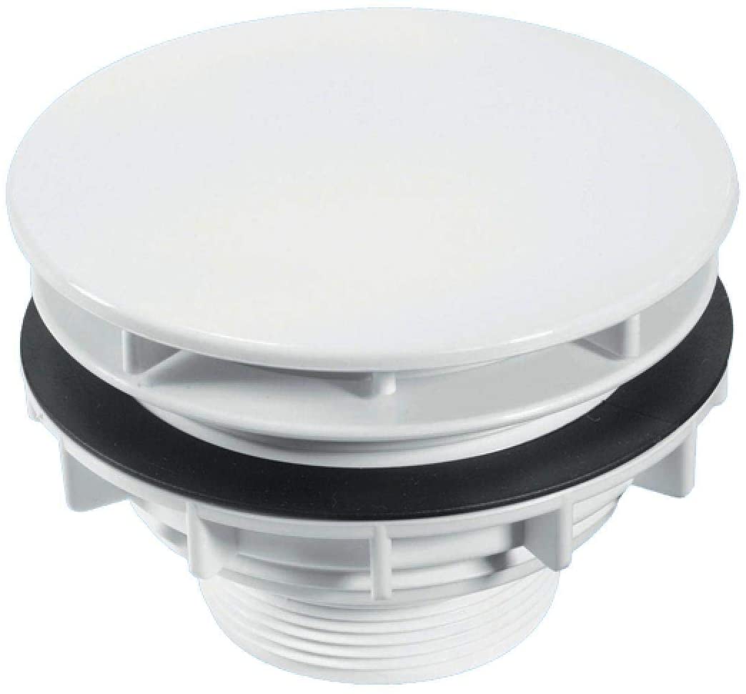 McAlpine 2" Plain White Flange High Flow Shower Waste SWHF6-WH