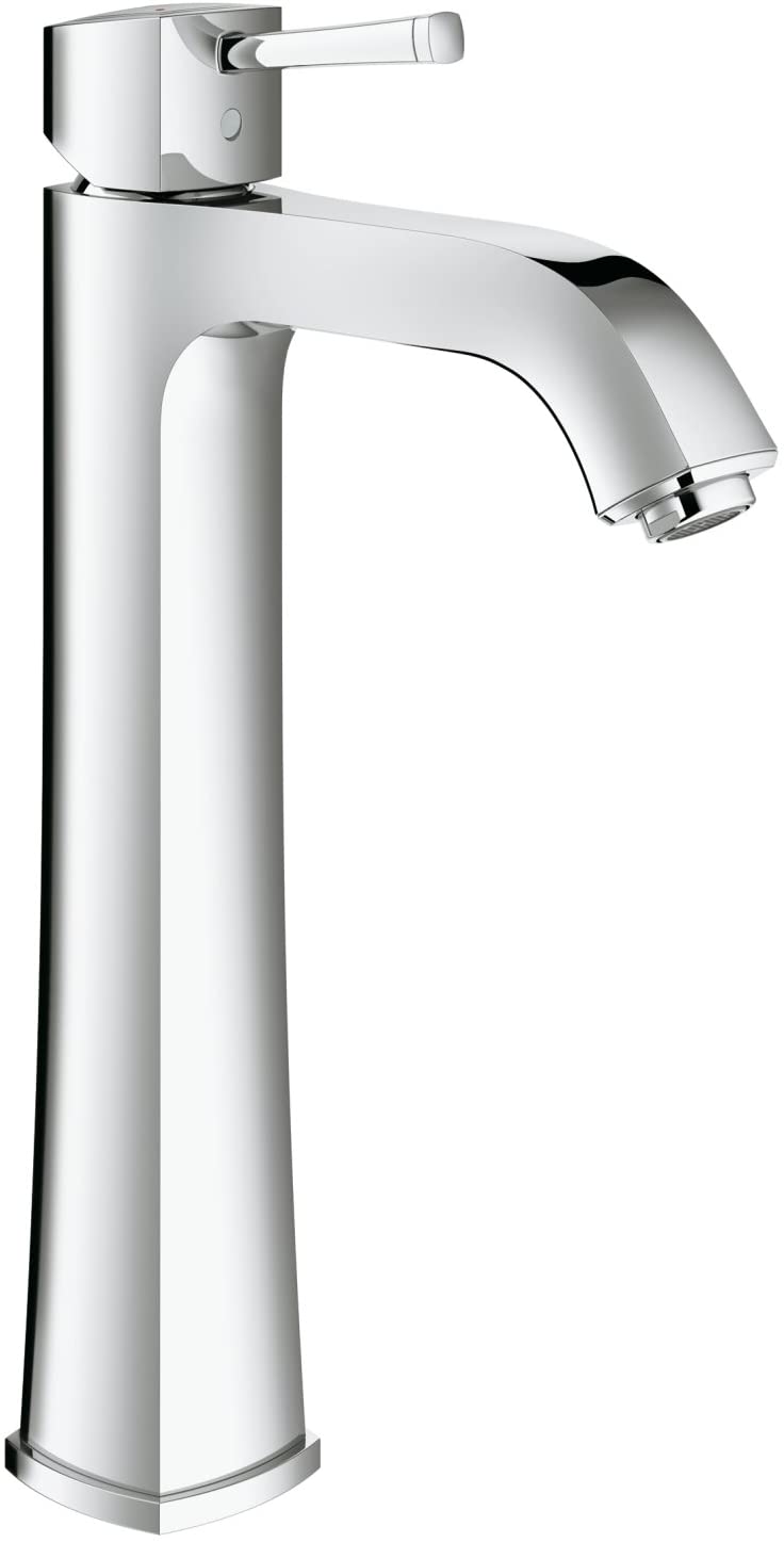 GROHE 23313000 Grandera Basin Tap for Free-Standing Basins (Smooth Body and Extra High Spout)