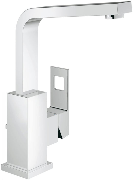 GROHE Eurocube Pillar Tap (Smooth Body, Short Spout and Ecojoy)