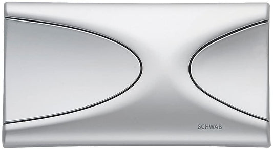 Fluidmaster Schwab Targa 227726 Dual-Flush Flushing Plate Matt Chrome