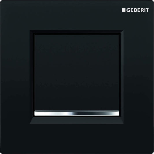 Geberit 116.017. KM. 1åÊGeberit Discharge System for Key with Download Tyre, Push Button Actuation Series 30: Black/Glossy Chrome/Black