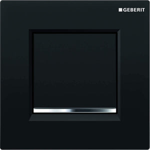 Geberit 116.017. KM. 1åÊGeberit Discharge System for Key with Download Tyre, Push Button Actuation Series 30: Black/Glossy Chrome/Black