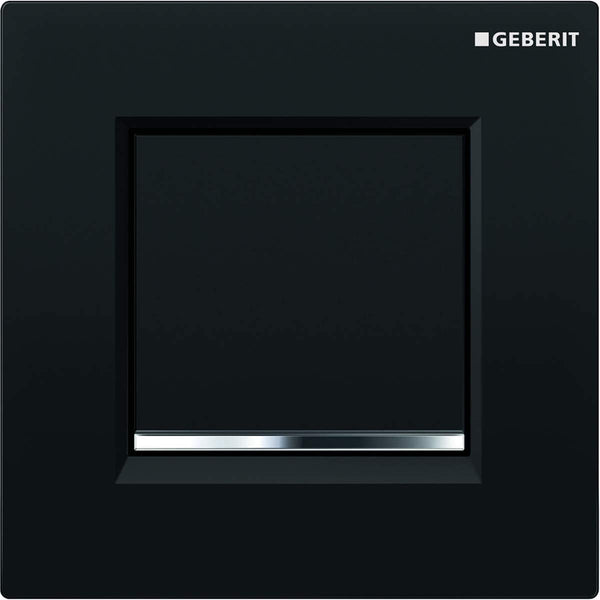 Geberit 116.017. KM. 1åÊGeberit Discharge System for Key with Download Tyre, Push Button Actuation Series 30: Black/Glossy Chrome/Black
