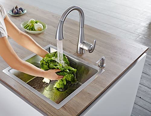 GROHE 32294SD1 | Zedra Kitchen Tap | Pull-Out Comfort Spray | Stainless Steel