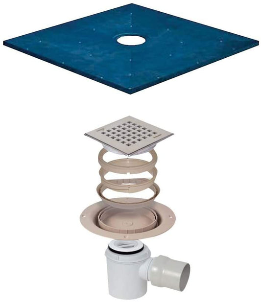 Synergy Wetroom 3 Former 1600 x 1067mm with Gully