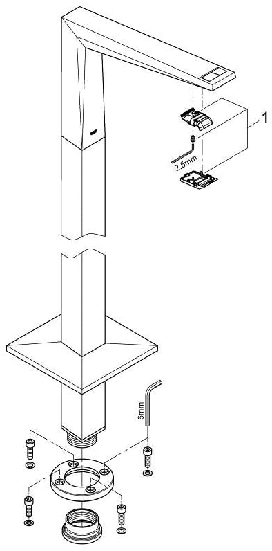 GROHE 13301000 Allure Brilliant Bath Spout
