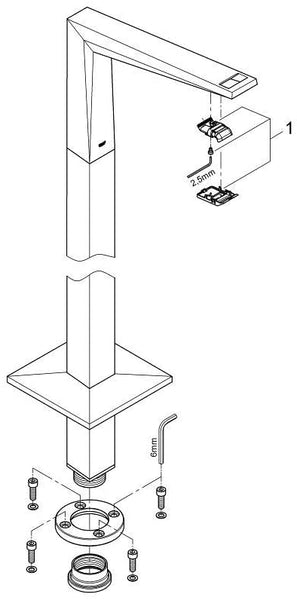 GROHE 13301000 Allure Brilliant Bath Spout
