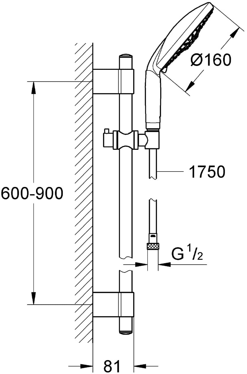GROHE Rainshower Classic 160 Shower Set