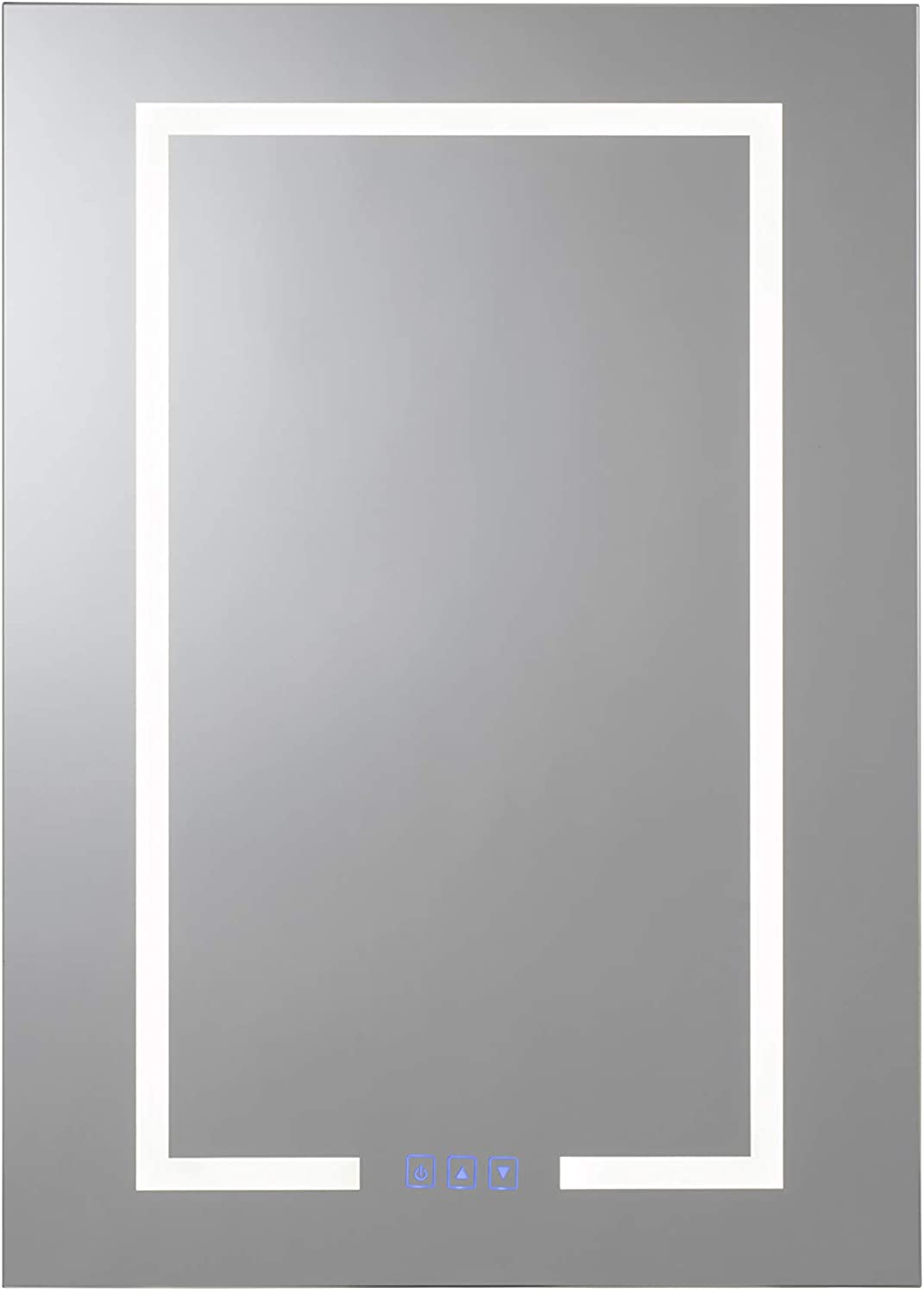 Croydex Clarence Single Door Illuminated Cabinet with Hang N Lock Fitting System