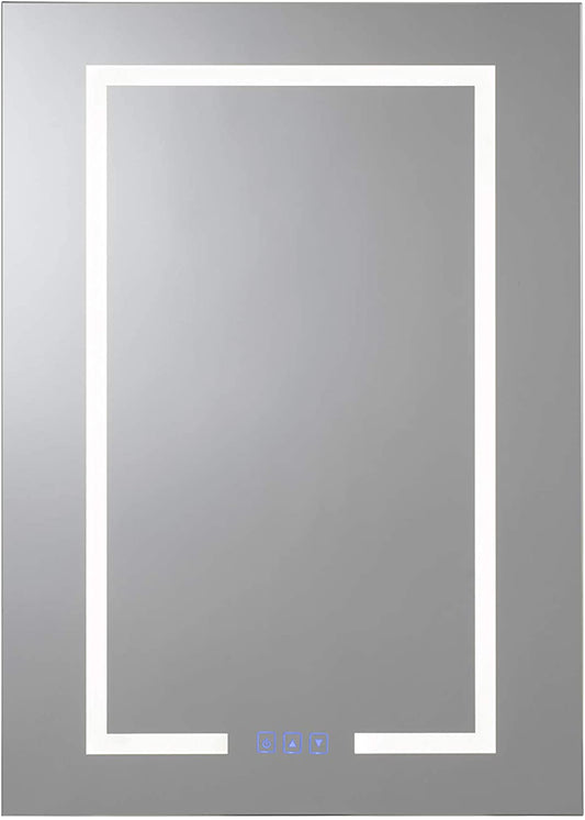 Croydex Clarence Single Door Illuminated Cabinet with Hang N Lock Fitting System