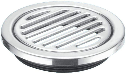 McAlpine 125mm Polished Stainless Steel Grating FGTR125TOP