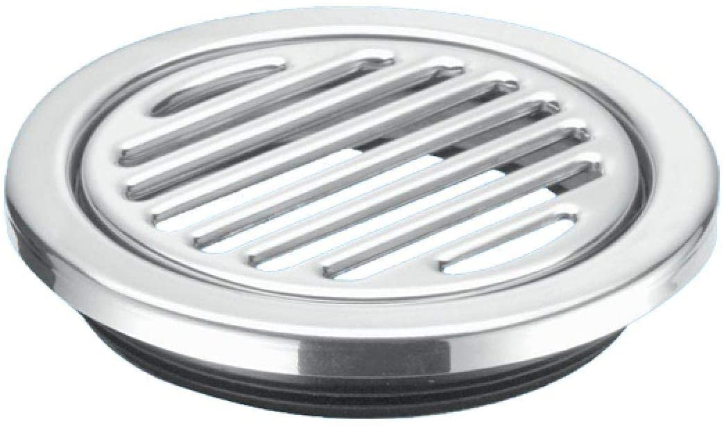 McAlpine 125mm Polished Stainless Steel Grating FGTR125TOP