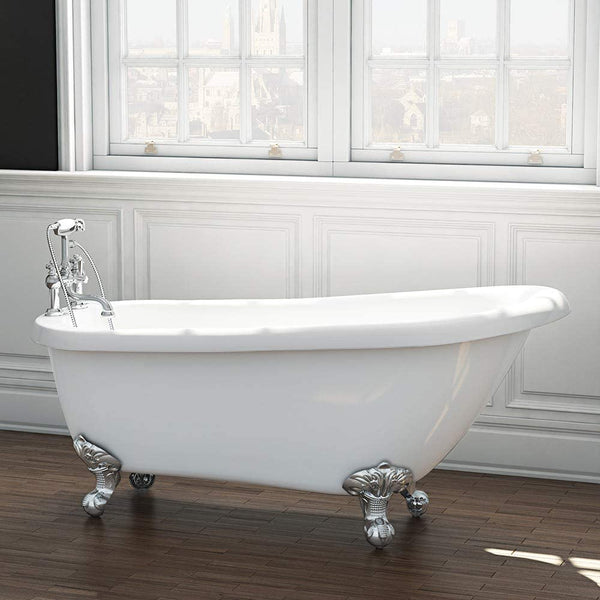 Synergy Brentwood 1555mm Traditional Slipper Bath SY-FSB303