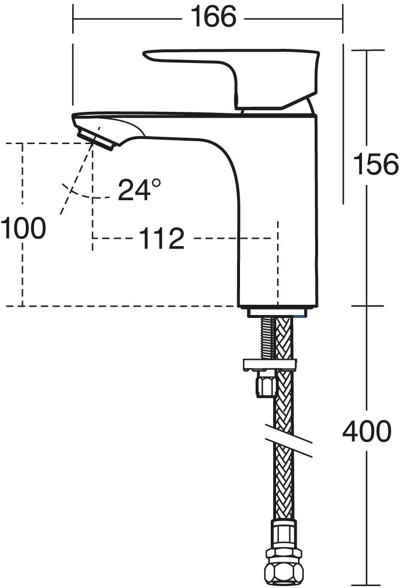 Ideal Standard A7063AA Concept Air Grande Basin Mixer, Chrome