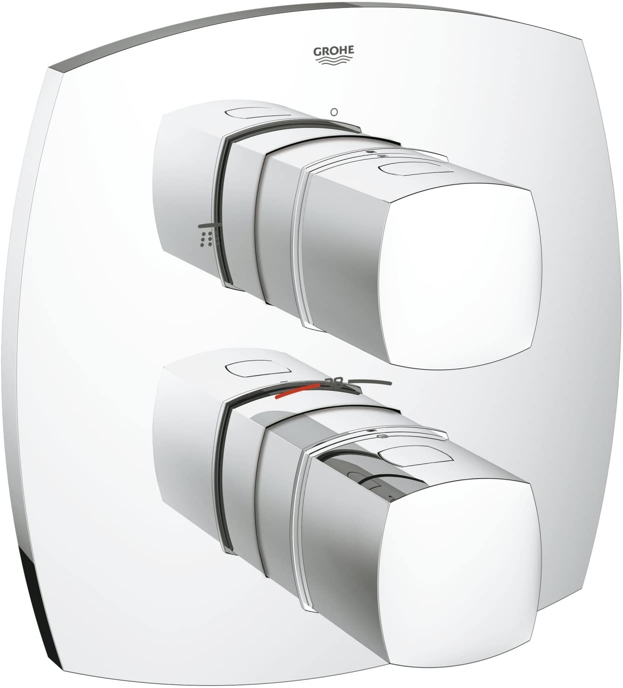 GROHE 19948000 Grandera Thermostatic Shower Mixer with Diverter