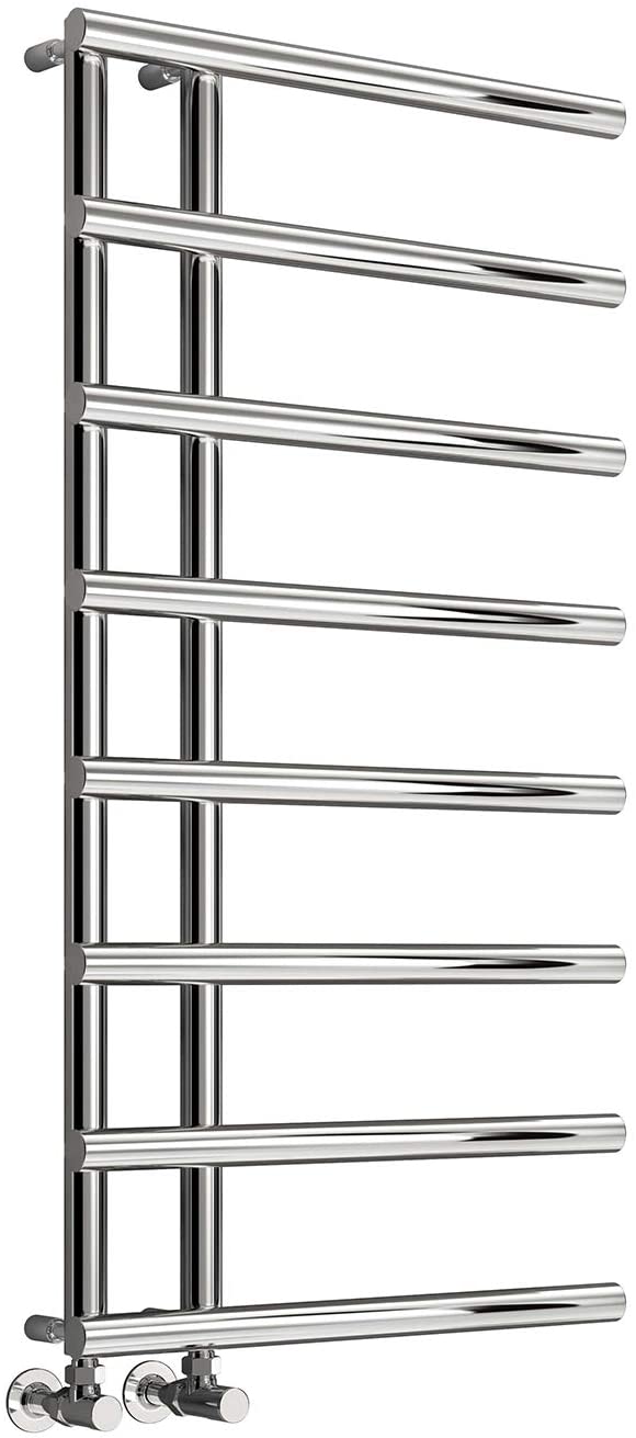 Reina Matera Steel Anthracite Designer Heated Towel Rail 722mm x 500mm - Central Heating
