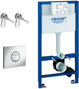 Grohe 118599 Rapid SL Set for WC with Flush Cistern 6 Litre 3-in-1