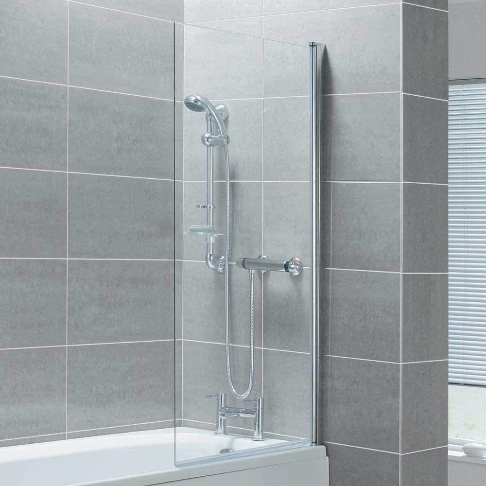 Arley Ralus 6 Square 800 x 1400mm Bath Screen 2381500SQ-SH