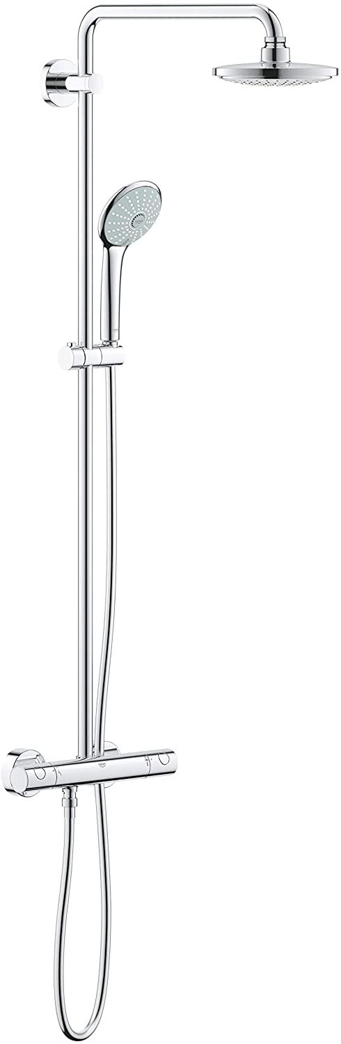 GROHE 27296001 Euphoria System 180 Shower System with Thermostat