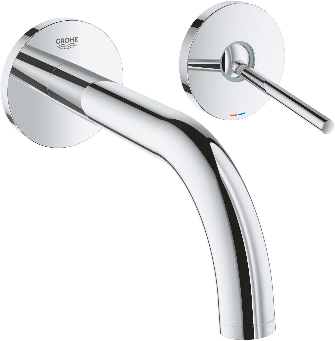 Grohe Atrio 19287003åÊ| Bath Tap with 2-Hole Basin Mixer Tap | Chrome