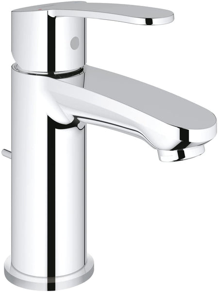 GROHE 23039002 Eurostyle Cosmopolitan Basin Tap (Short Spout, Smooth Tap Body, Speedclean and Ecojoy)