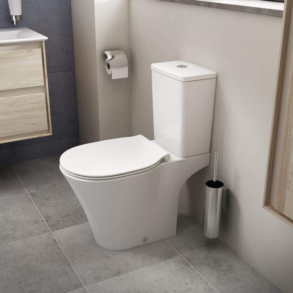 Ideal Standard Connect N1396AA Wall-Mounted Toilet Brush Set Chrome