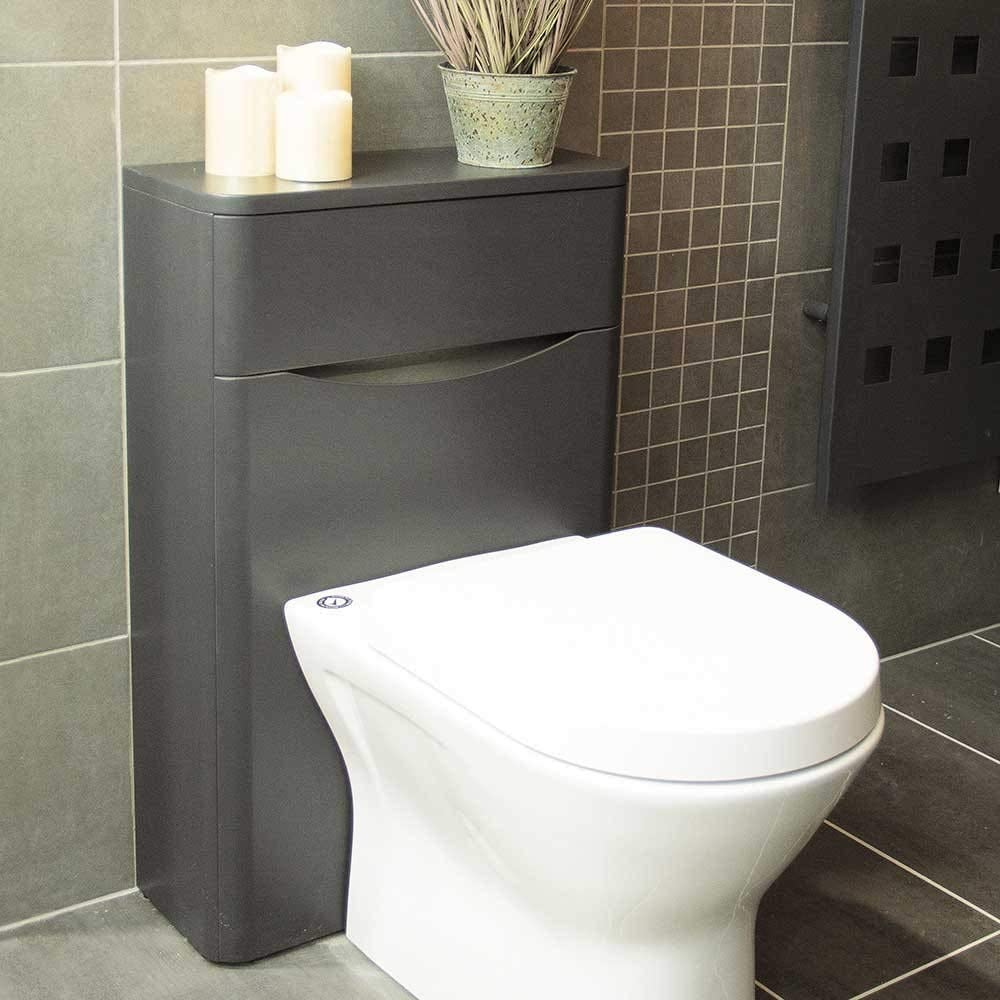 Synergy Kiev 500mm Grey Matt WC Unit SY-KIE02