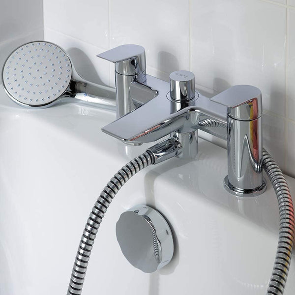 Ideal Standard A6591AA Tesi Bath Shower Mixer, Chrome