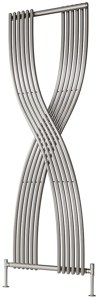 Reina Dimaro Chrome Vertical Designer Radiators 1760mm x 620mm
