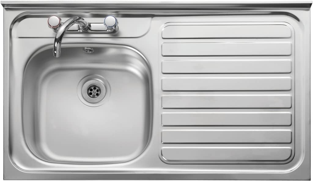 Leisure LC106R/RF Kitchen Sink Top-Mounted Sink Rectangular Stainless Steel